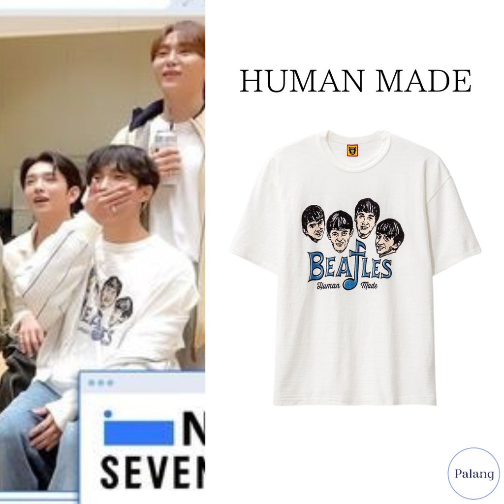【SEVENTEEN ドギョム】HUMAN MADE ビートルズ Tシャツ - Palang ‐ KpopFashionStore