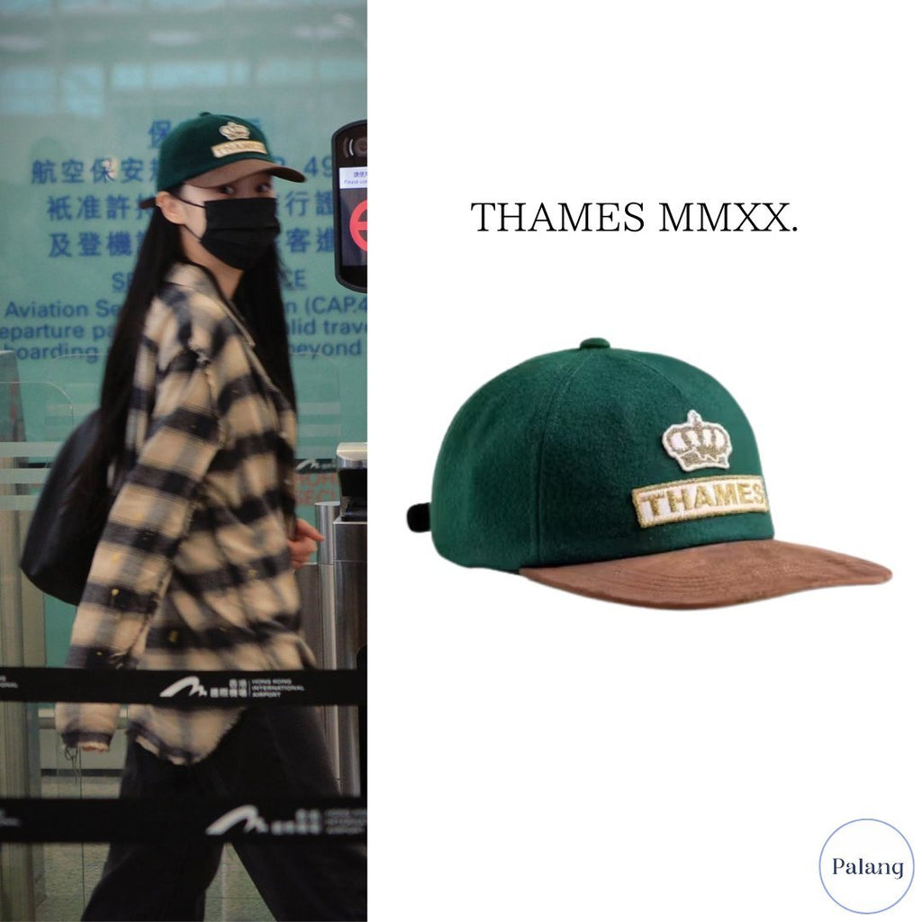 【aespa ジゼル】THAMES MMXX. Buckley Cap Green - Palang ‐ KpopFashionStore