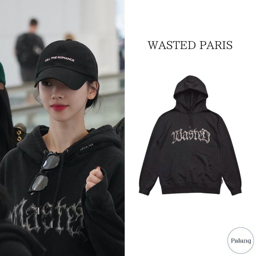 【aespa カリナ】WASTED PARIS HOODIE KNIGHT CORE - Palang ‐ KpopFashionStore