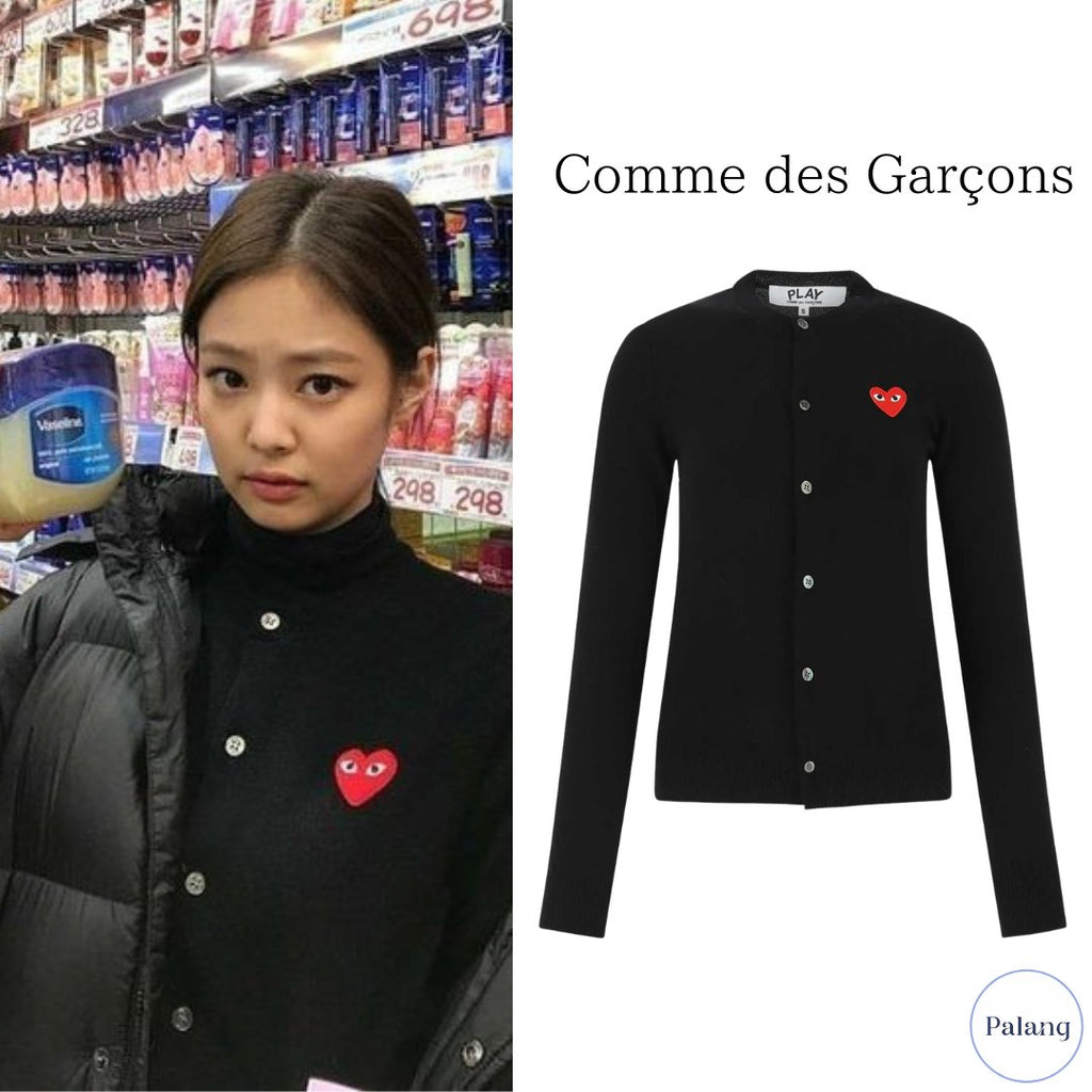 【BLACKPINK ジェニ】COMME des GARCONS Play カーディガン - Palang ‐ KpopFashionStore