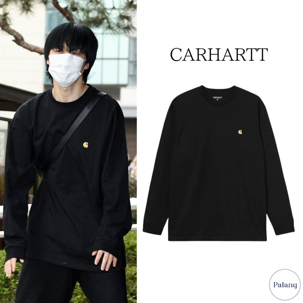 【BTS ジミン】CARHARTT ブラック 長袖Tシャツ - Palang ‐ KpopFashionStore