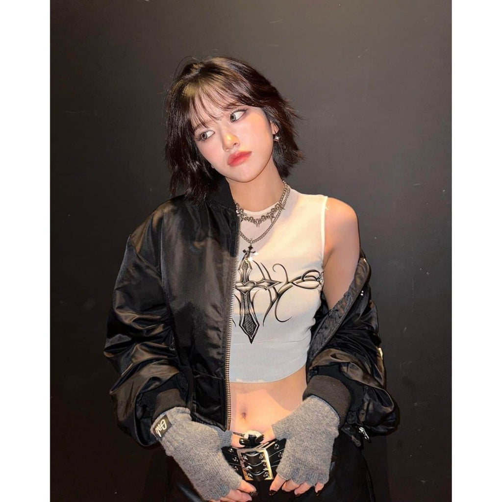 【IVE ユジン】miaou ベージュ Maddie トップス - Palang ‐ KpopFashionStore