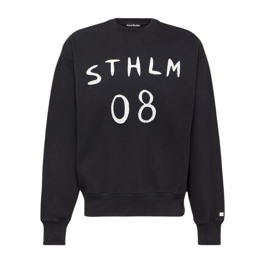 【LE SSERAFIM カズハ】ACNE STUDIOS cotton jersey sweatshirt - Palang ‐ KpopFashionStore