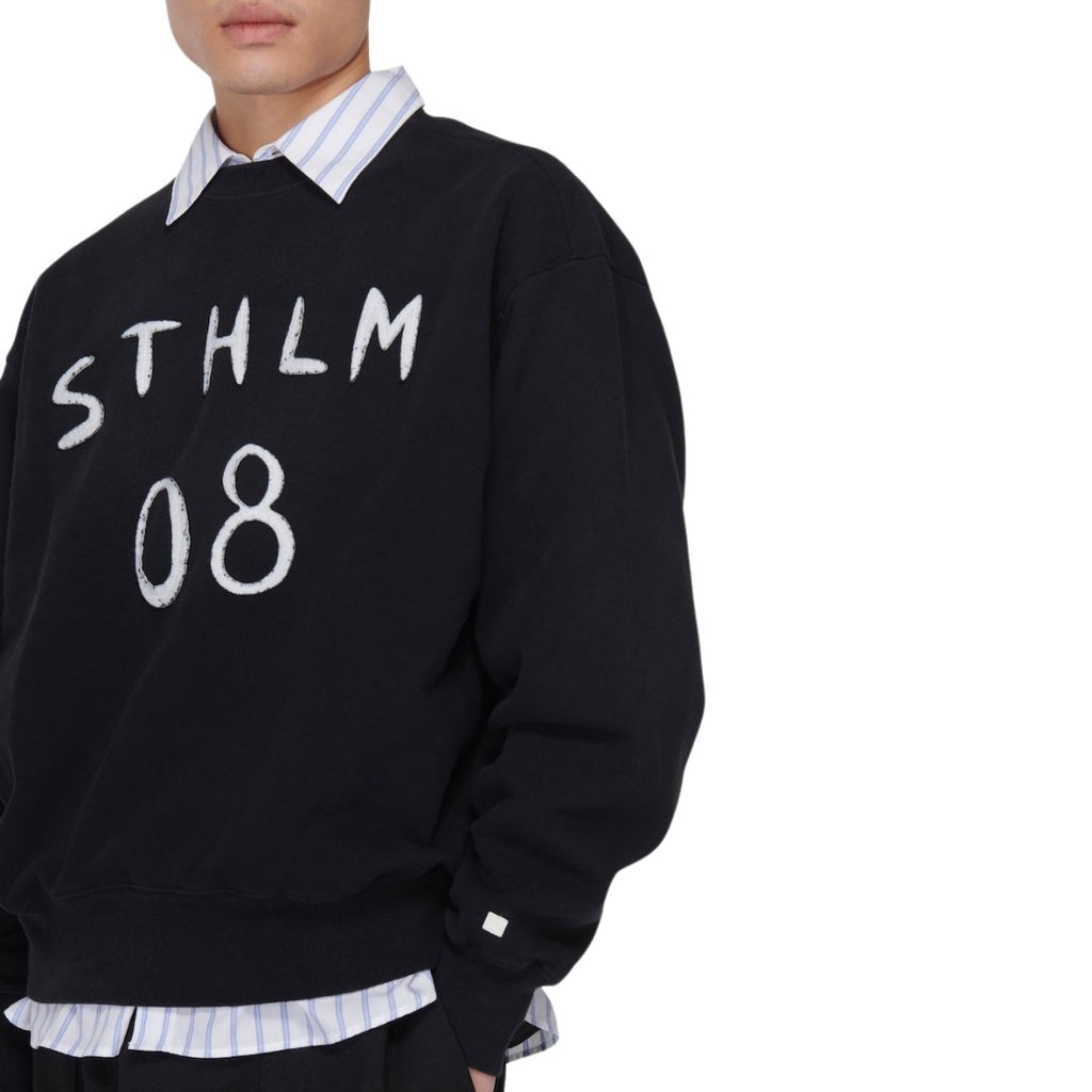 【LE SSERAFIM カズハ】ACNE STUDIOS cotton jersey sweatshirt - Palang ‐ KpopFashionStore