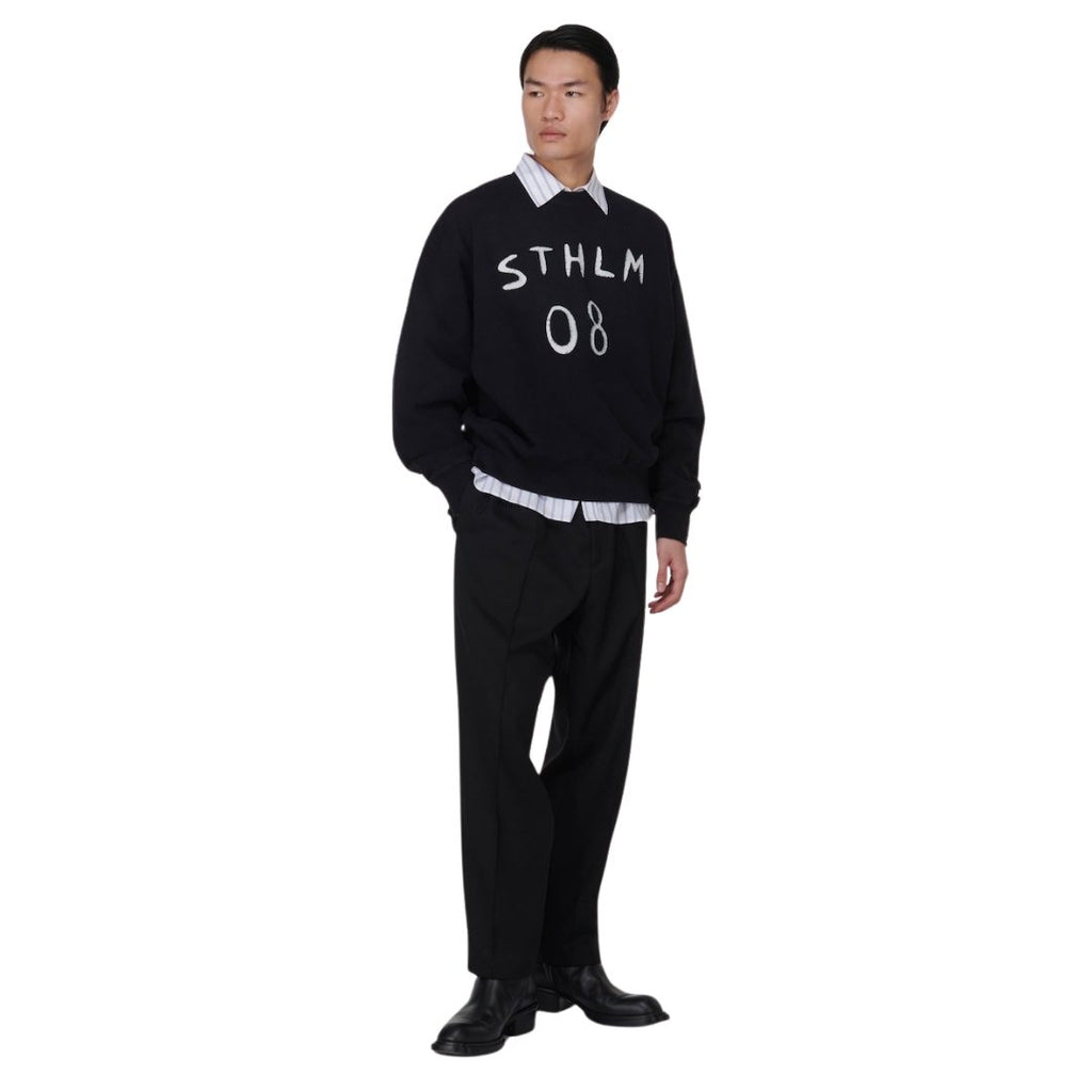 【LE SSERAFIM カズハ】ACNE STUDIOS cotton jersey sweatshirt - Palang ‐ KpopFashionStore