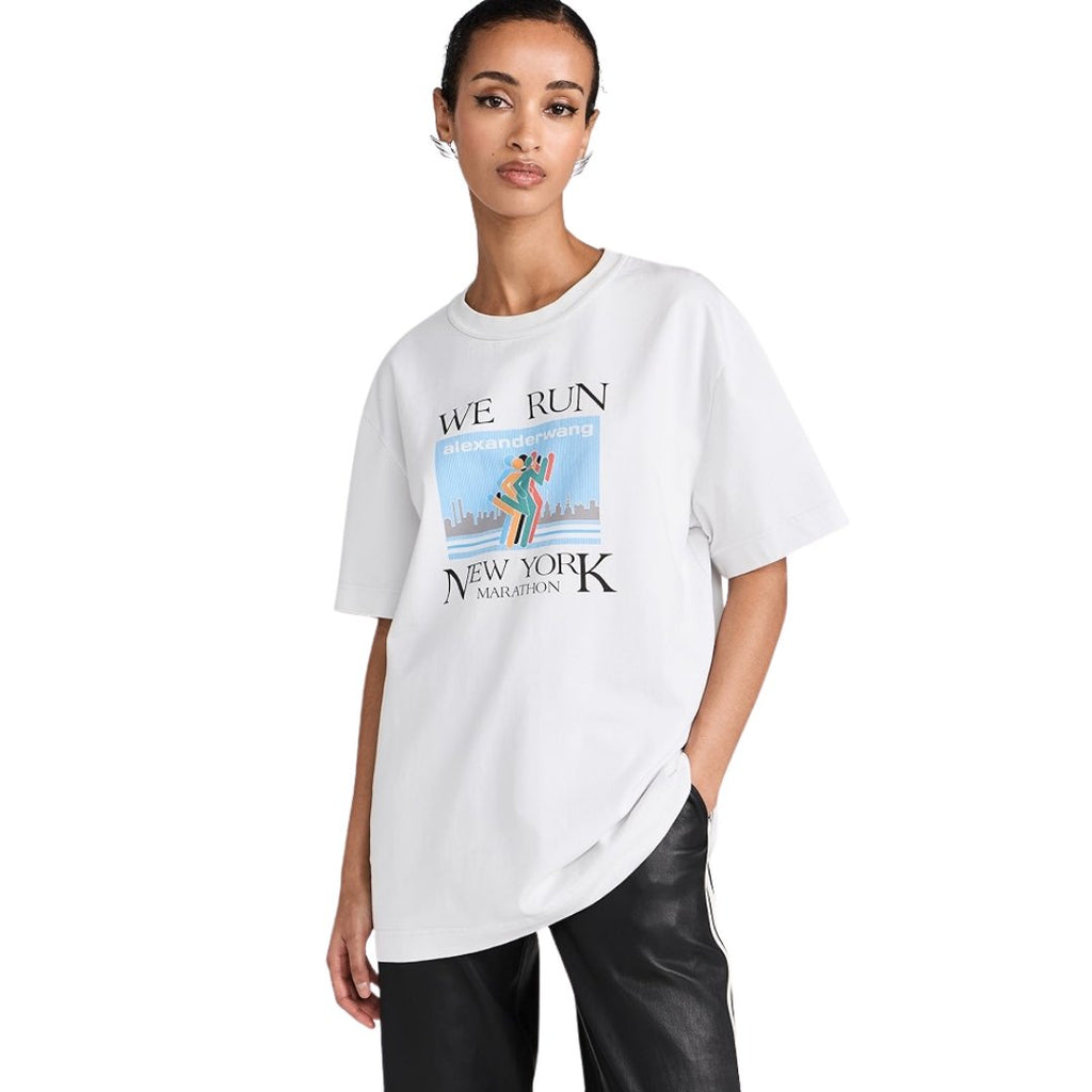 【LE SSERAFIM チェウォン】Alexander Wang Marathon Tシャツ - Palang ‐ KpopFashionStore