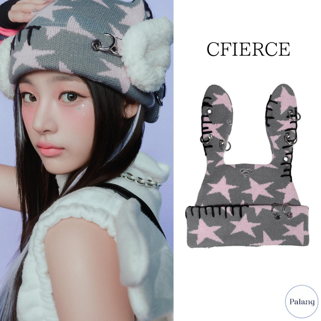 【NewJeans ミンジ】CFIERCE スター バーニー ハット - Palang ‐ KpopFashionStore