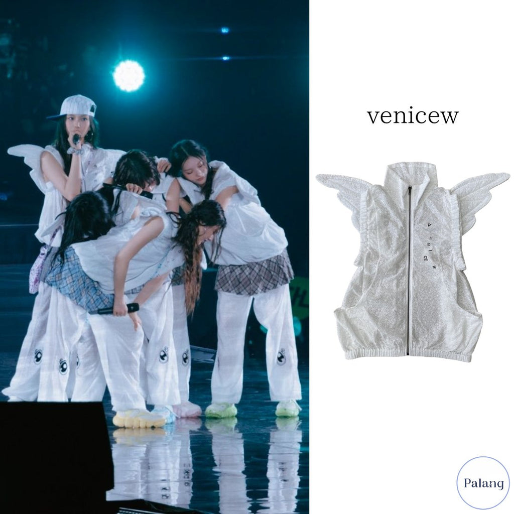 【NewJeans】venicew Cotton Wing Vest - Palang ‐ KpopFashionStore