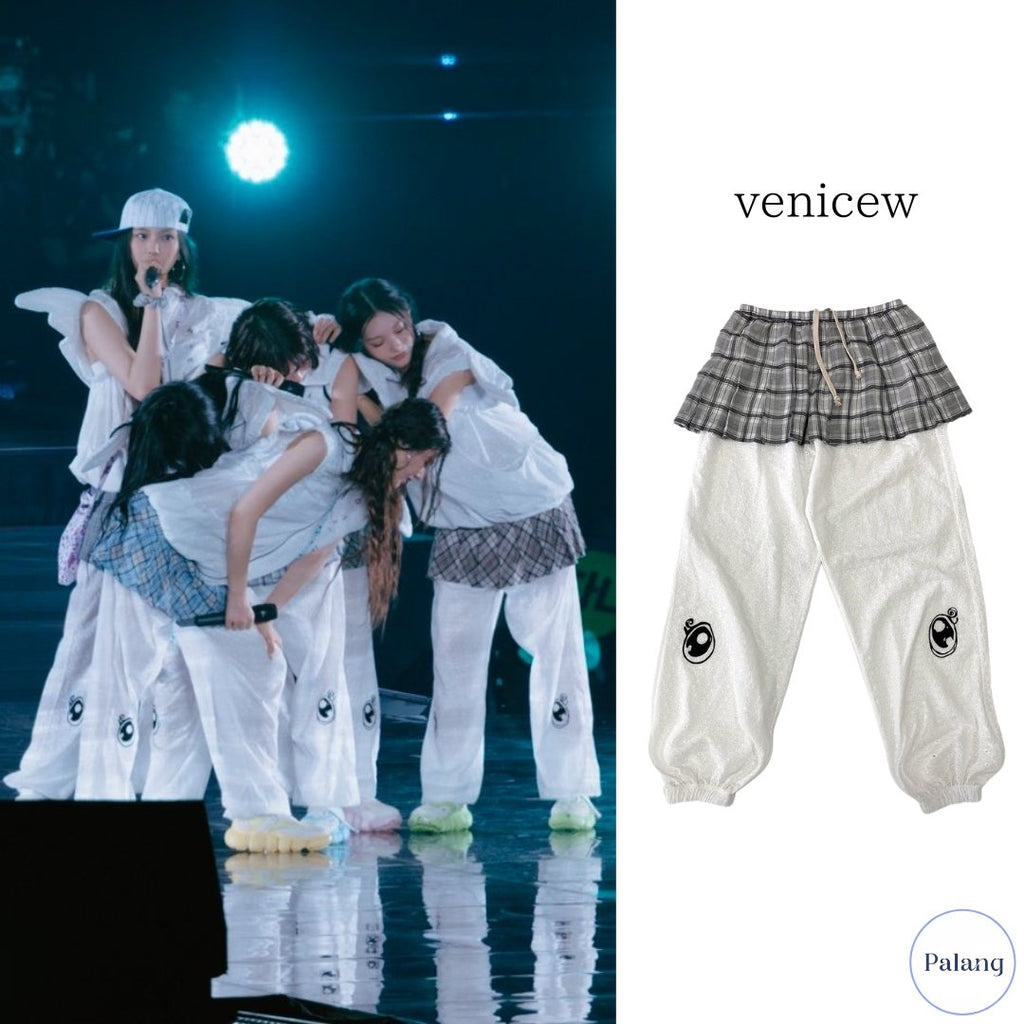 【NewJeans】venicew Skirt Sweatpants - Palang ‐ KpopFashionStore