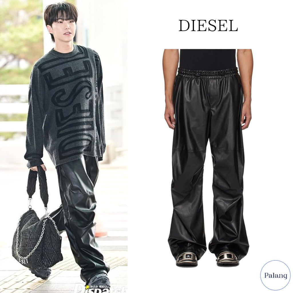 【SEVENTEEN ホシ】DIESEL P - Marty - Lth パンツ - Palang ‐ KpopFashionStore