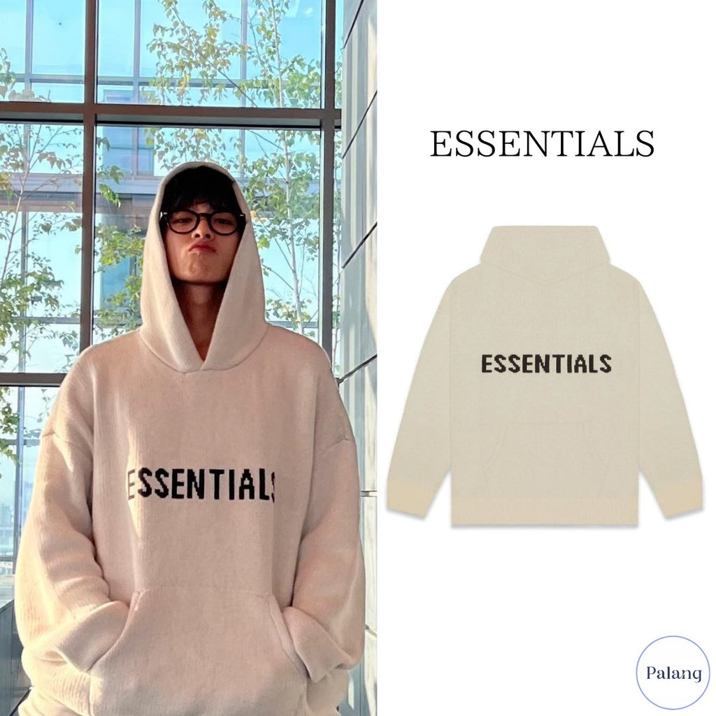 【SEVENTEEN ドギョム】FEAR OF GOD × ESSENTIALS ニットパーカー - Palang ‐ KpopFashionStore