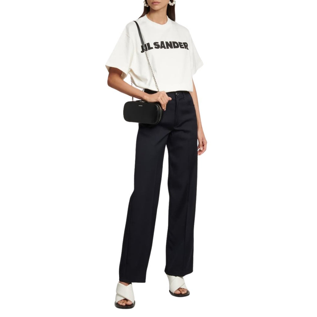 【SEVENTEEN ジョシュア】Jil Sander ホワイト ロゴTシャツ - Palang ‐ KpopFashionStore