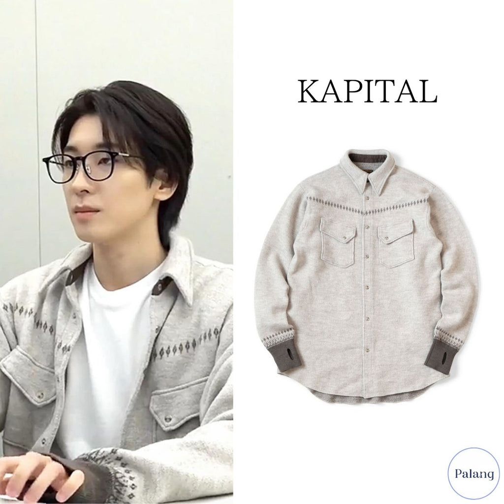 【SEVENTEEN ウォヌ】KAPITAL 12G ハスキーウエスタンシャツ - Palang ‐ KpopFashionStore