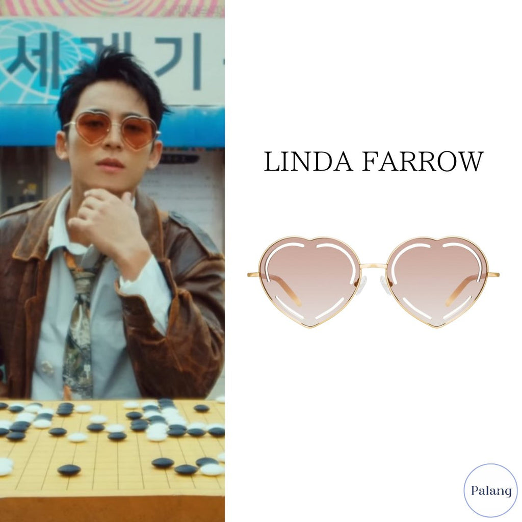 【SEVENTEEN ミンギュ】LINDA FARROW ペチュニア サングラス - Palang ‐ KpopFashionStore