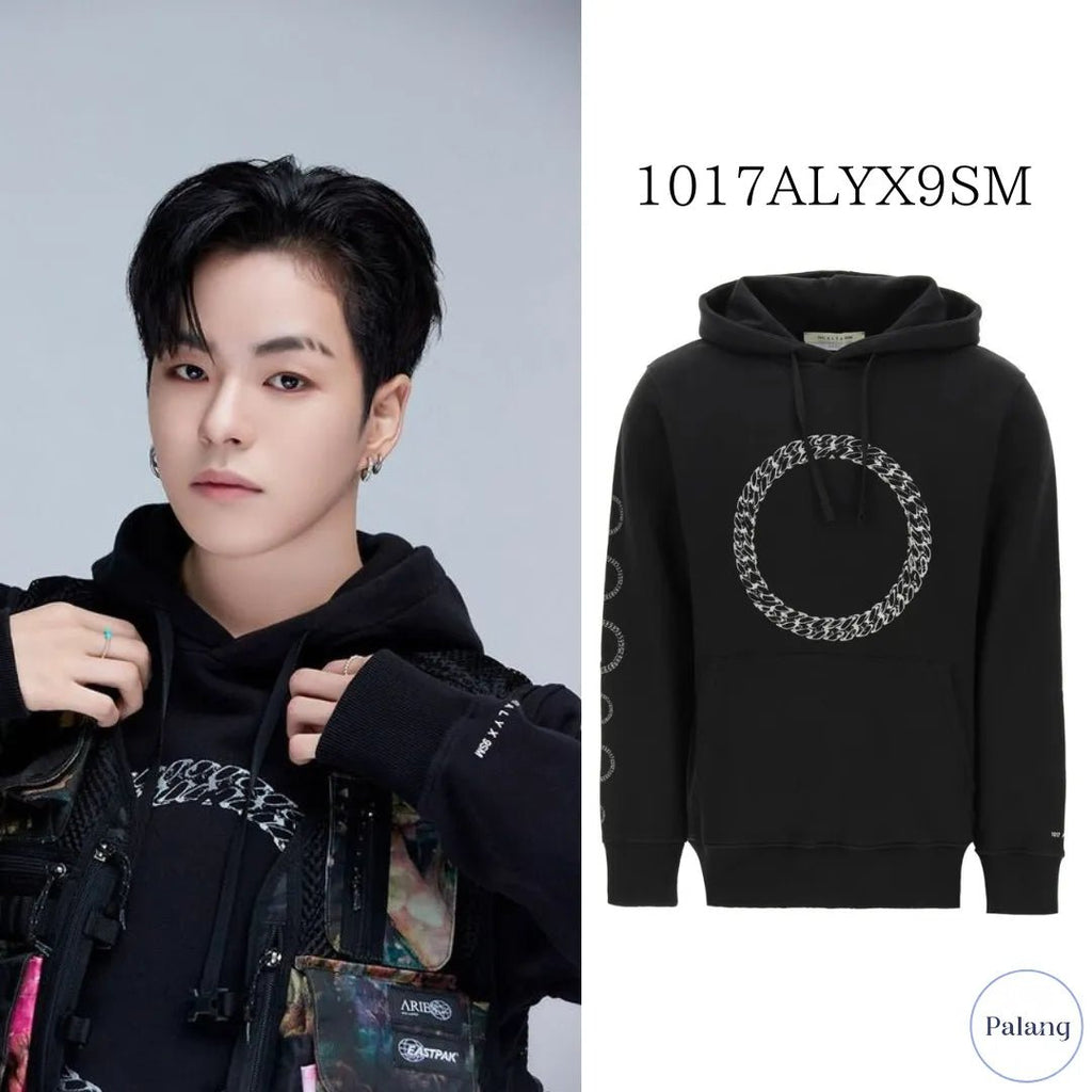 【TREASURE ジェヒョク】1017 ALYX 9SM プリント パーカー - Palang ‐ KpopFashionStore