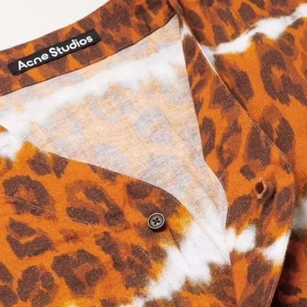 【TREASURE ヨシノリ】ACNE STUDIOS レオパード シャツ - Palang ‐ KpopFashionStore