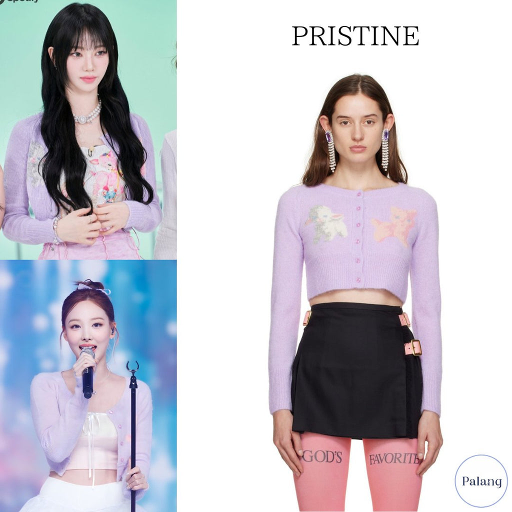 【TWICE ナヨン・aespa カリナ】PRISTINE Bambina カーディガン - Palang ‐ KpopFashionStore