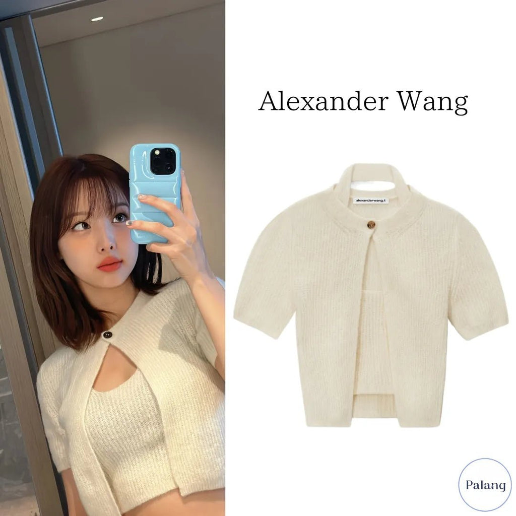 【TWICE ナヨン】Alexander Wang ツインセット カーディガン - Palang ‐ KpopFashionStore