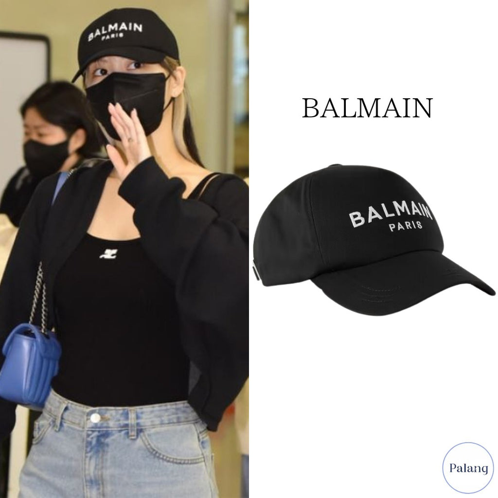 【TWICE モモ】BALMAIN ロゴキャップ - Palang ‐ KpopFashionStore