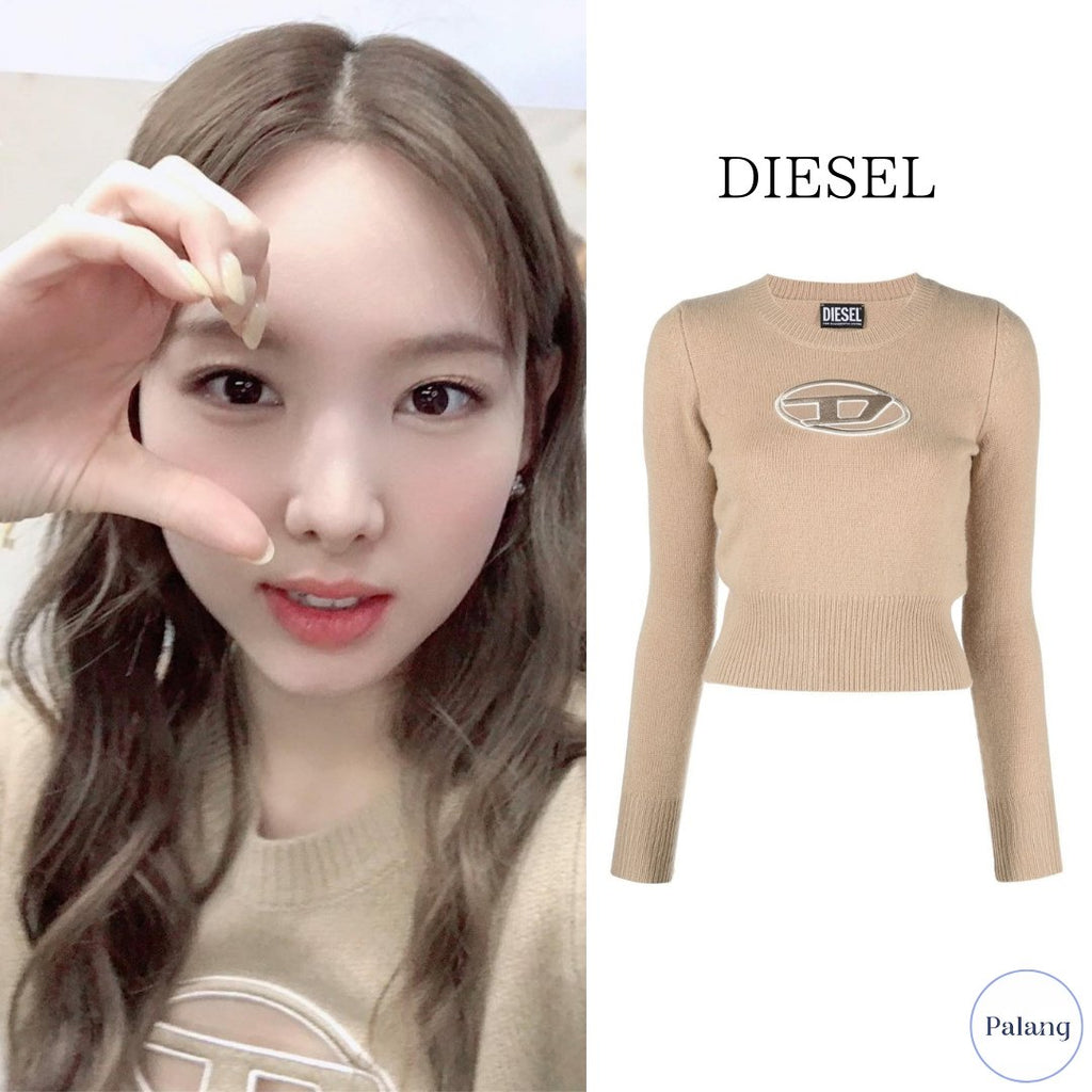 【TWICE ナヨン】DIESEL ロゴニットセーター - Palang ‐ KpopFashionStore