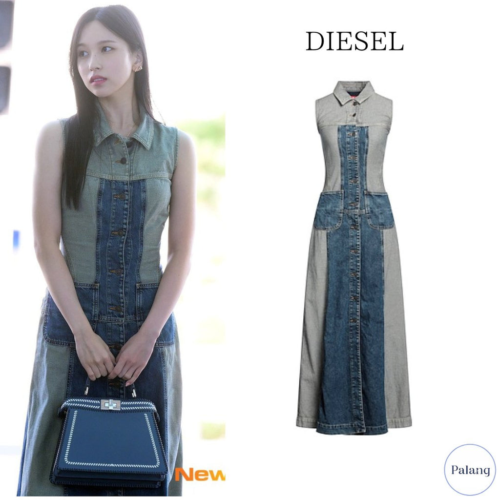 【TWICE ミナ】DIESEL De-Arys デニム ワンピース - Palang ‐ KpopFashionStore