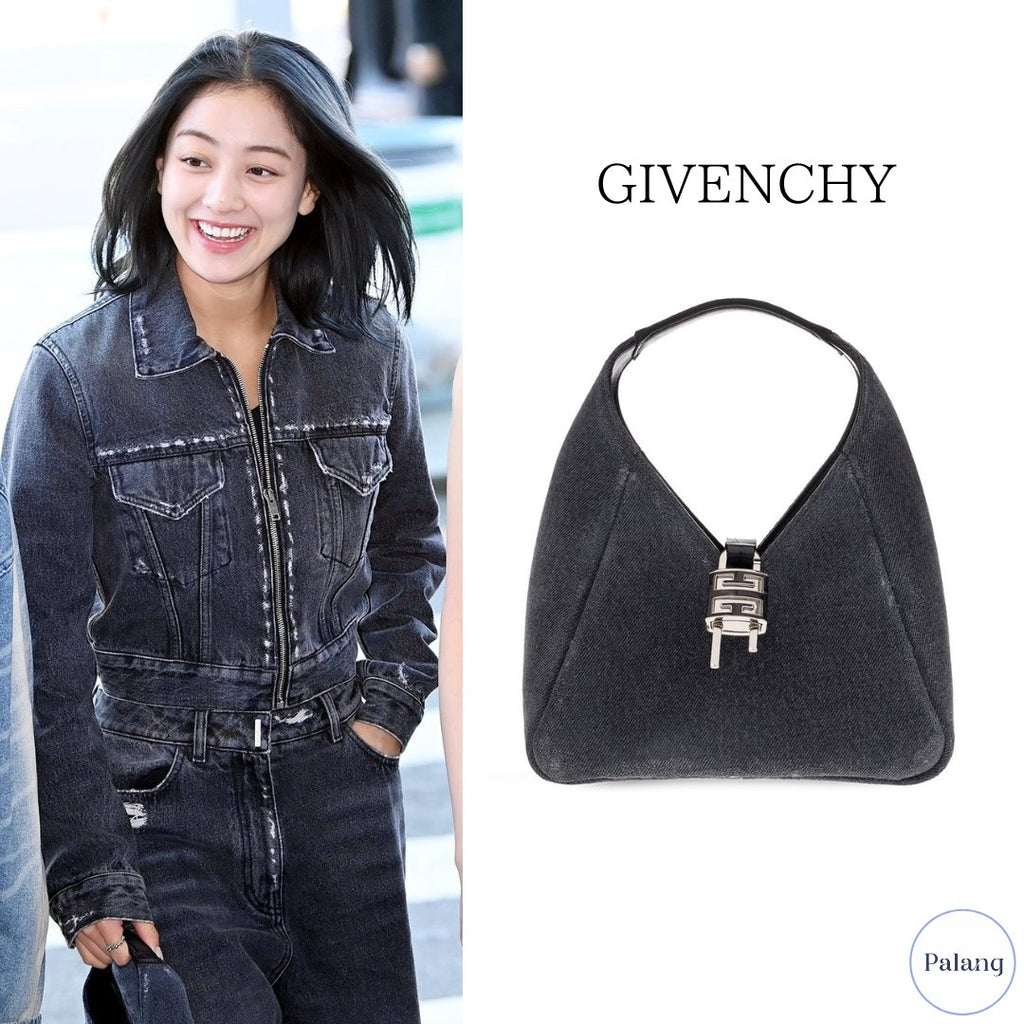 【TWICE ジヒョ】GIVENCHY G ホーボーバッグ ミニ ウォッシュドデニム - Palang ‐ KpopFashionStore