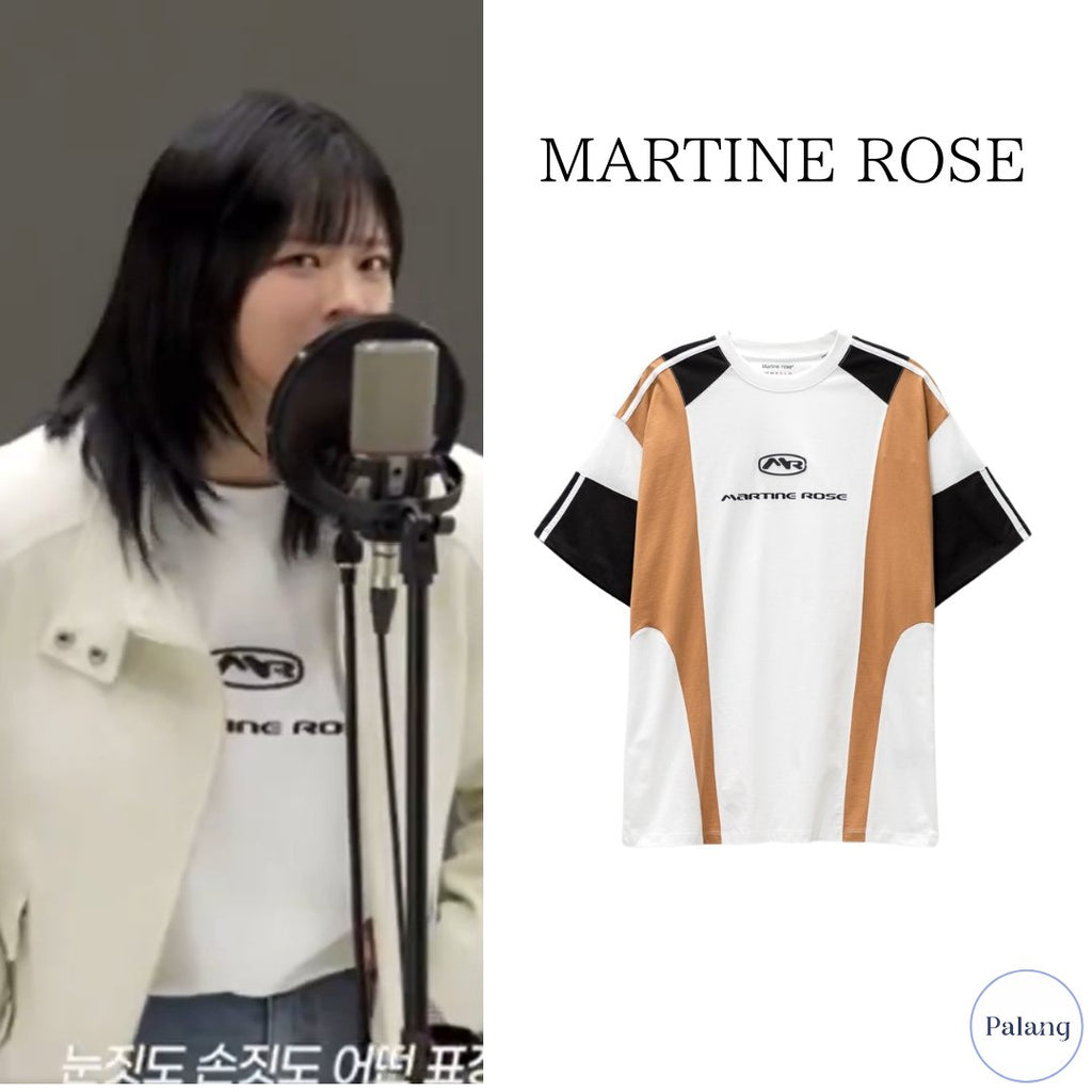 【TWICE ジョンヨン・SEVENTEEN ホシ】MARTINE ROSE オーバーサイズ Tシャツ - Palang ‐ KpopFashionStore