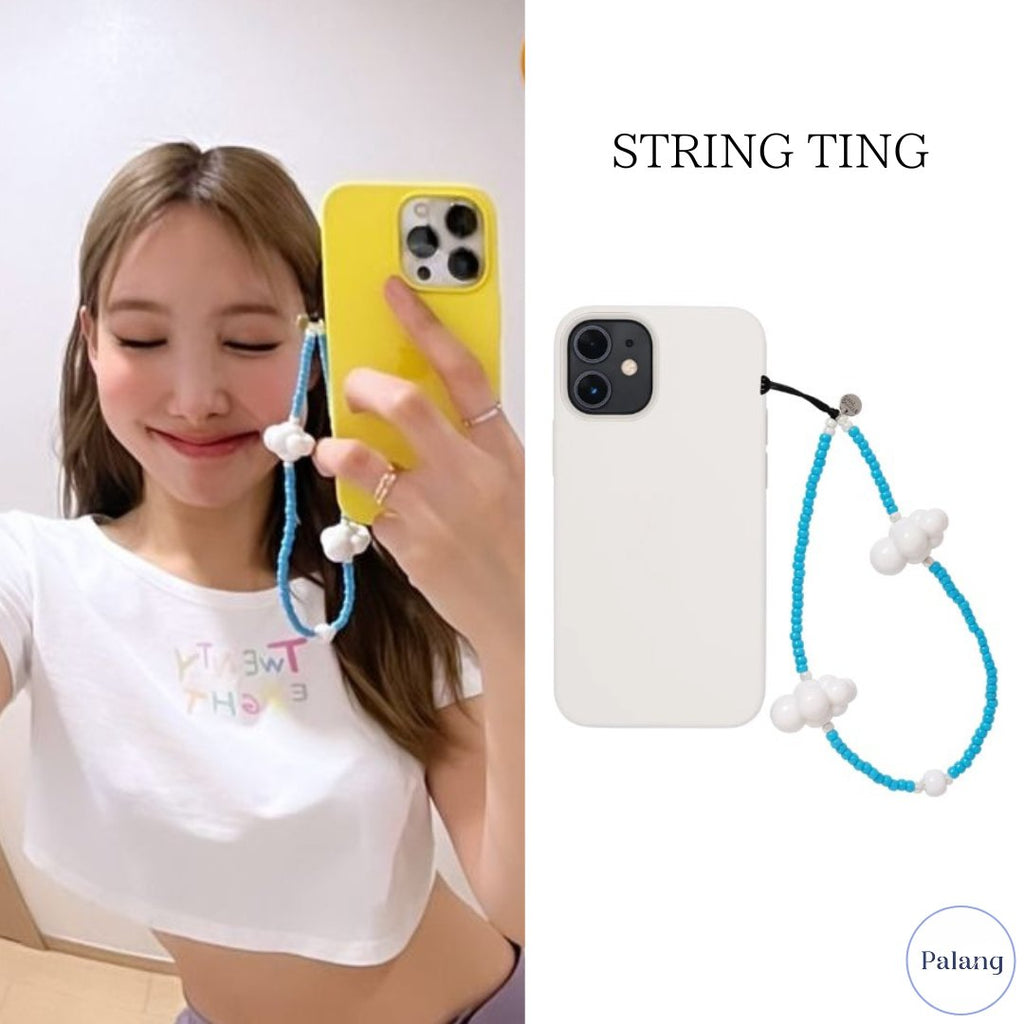 【TWICE ナヨン】 STRING TING スカイ リストレット 携帯ストラップ - Palang ‐ KpopFashionStore