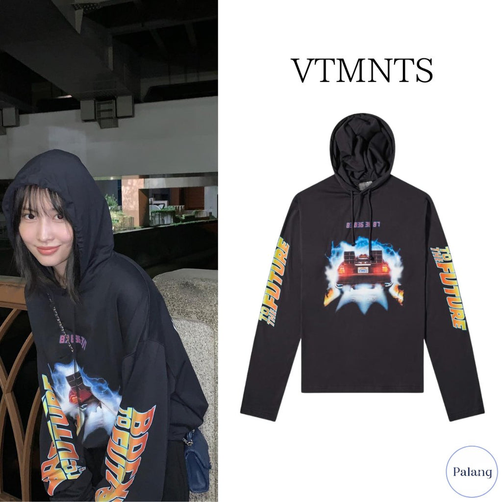 【TWICE モモ】VETEMENTS Back to the Future パーカー - Palang ‐ KpopFashionStore